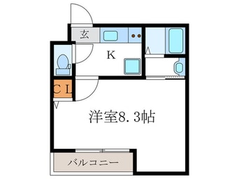 間取図 仮)EN西ノ京二条