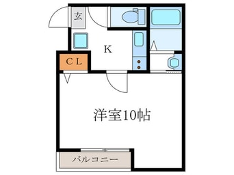 間取図 仮)EN西ノ京二条
