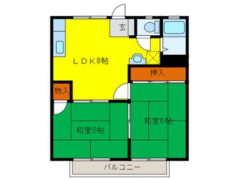 間取図 福和ハイツ
