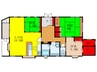池田市城南一丁一戸建 3LDKの間取り