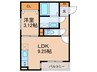 仮)リブレメゾン淡路Ⅰ 1LDKの間取り