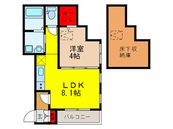 間取図 ハーモニーテラス森ノ宮