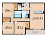 La Maison高羽町 3LDKの間取り