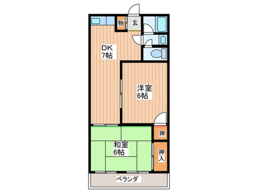 間取図 都ﾏﾝｼｮﾝ