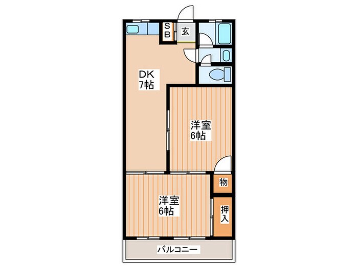 間取り図 都ﾏﾝｼｮﾝ