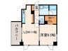 ＶＥＮＴ　ＬＵＸＥ 1LDKの間取り