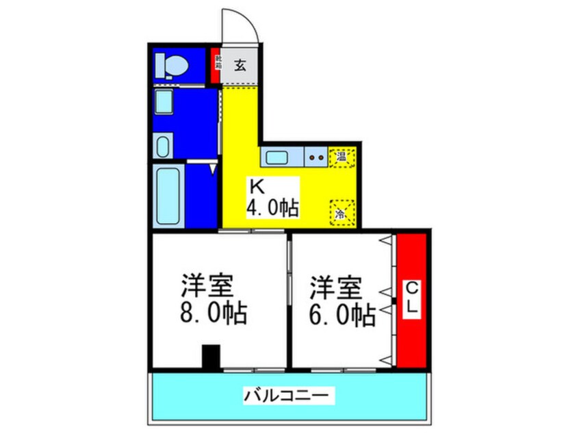 間取図 CREST　fuji