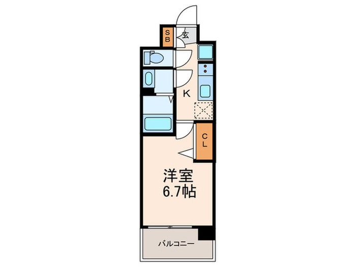 間取り図 ソルテラス京都JUJO薫(207)