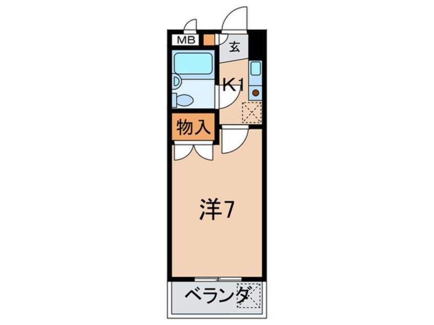 間取図 シティライフ 八幡