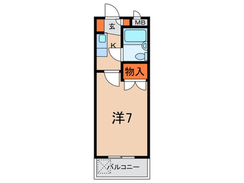 間取図 シティライフ 八幡