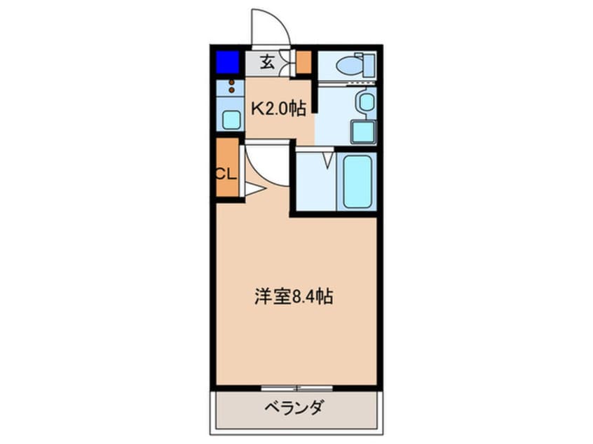 間取図 ビガ－ポリス300同心Ⅱ