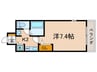 グランドパレス三条花見小路 1Kの間取り