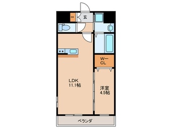 間取図 セントルイス京橋