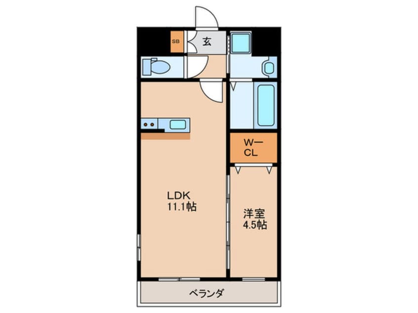 間取図 セントルイス京橋