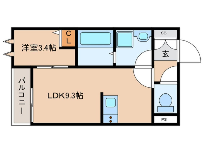 間取図 仮）Ａｇｒｅ石橋