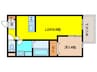 仮）Ａｇｒｅ石橋 1LDKの間取り