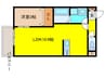 仮）Ａｇｒｅ石橋 1LDKの間取り