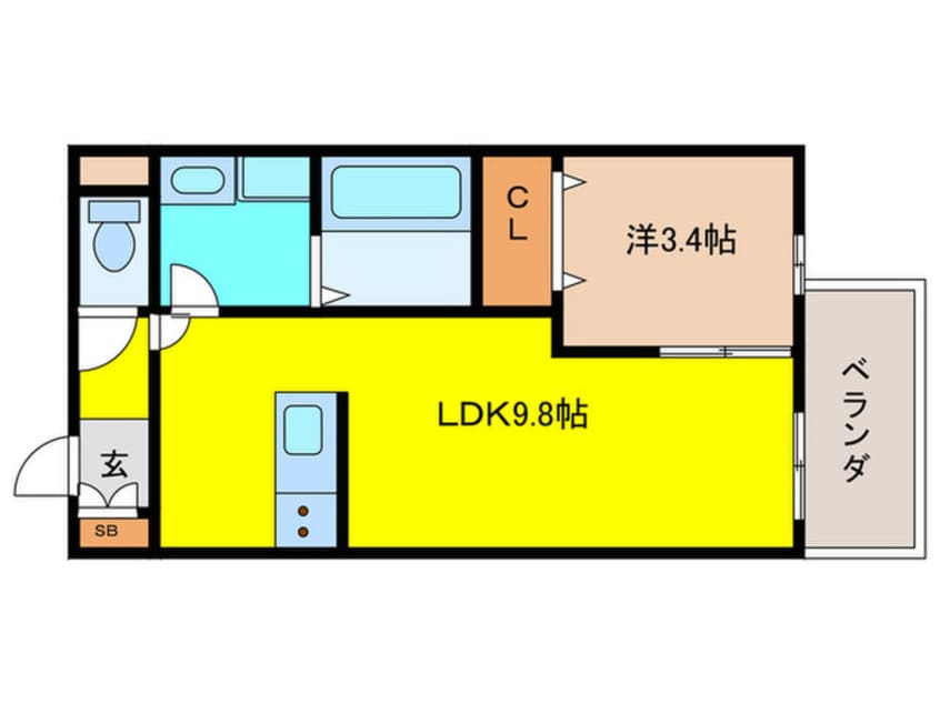 間取図 仮）Ａｇｒｅ石橋