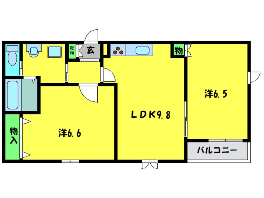 間取図 ＳＵＮＤＥＫ