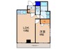 グランコ－ト高台寺 1LDKの間取り