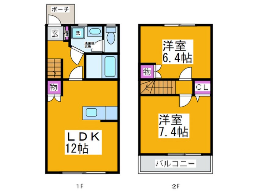 間取図 サンライズ泉ヶ丘