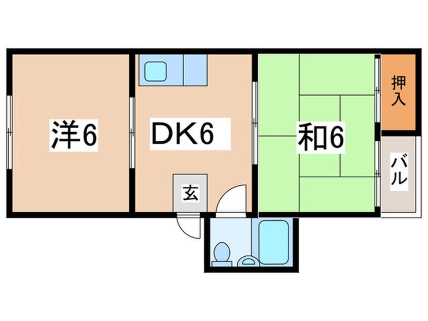 間取図 阿倍野阪南マンション