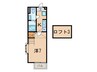 プチ･フローラ芦屋 1Kの間取り