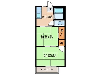 間取図 プラザエイト