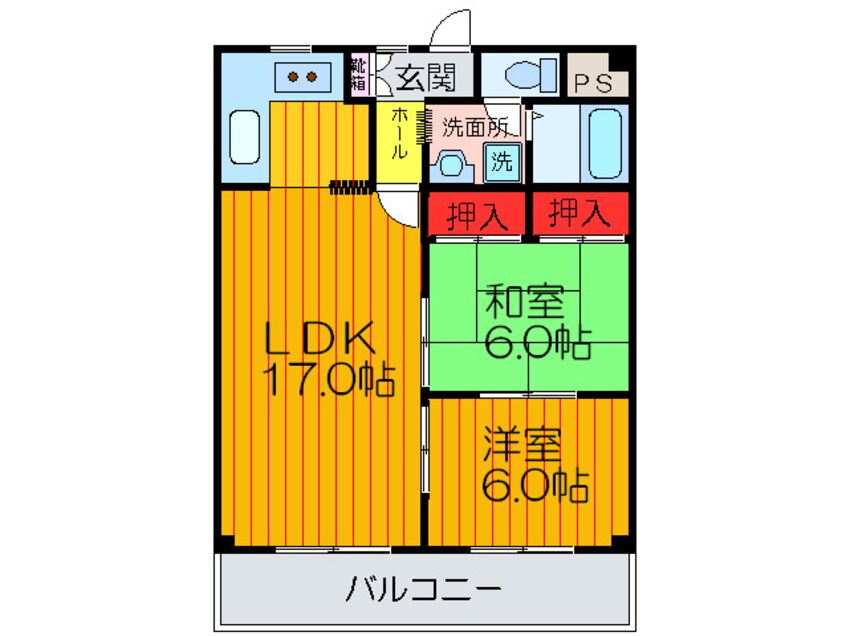 間取図 第２クラウンマンション