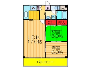 間取図 第２クラウンマンション