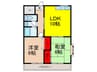 メゾンド豊洲 2LDKの間取り