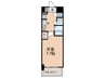 STATION　COURT　NORTH 1Kの間取り
