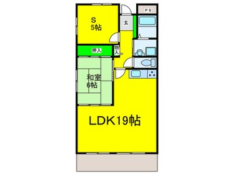 間取図 メゾンプラヴァ(101)