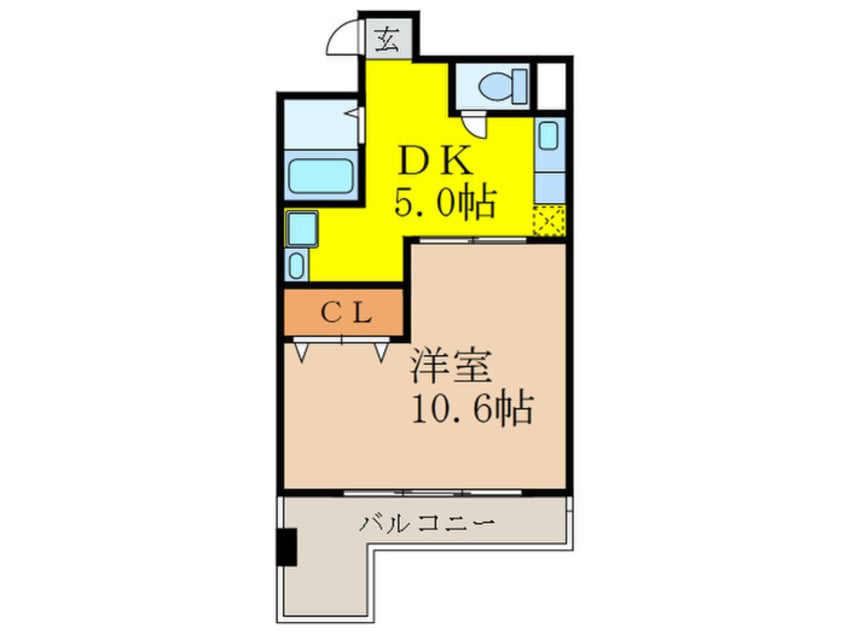 間取図 大拓ハイツ６