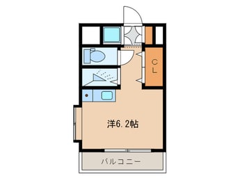 間取図 ﾜｺｰﾚﾌﾟﾗﾃｨｰｸ神戸深江駅前