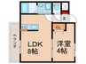 ウィンドヒル御殿山Ⅱ 1LDKの間取り