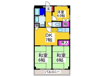 間取図 米谷マンション１号館