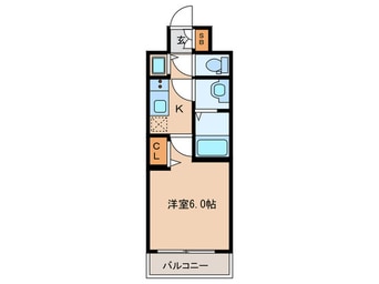 間取図 プレサンス京都鴨川(205)