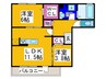 Harmony court 2LDKの間取り