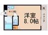 鞘町フラッツ 1Kの間取り