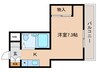 鞘町フラッツ 1Kの間取り