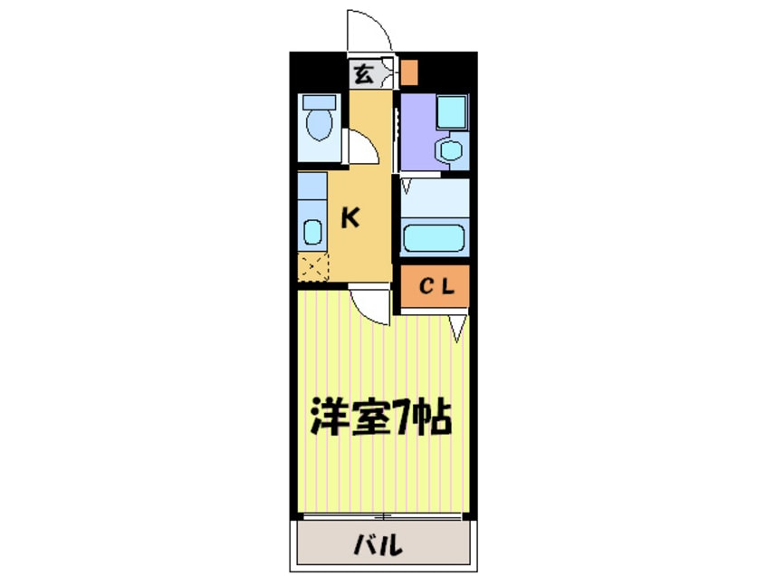 間取図 クリザンテ－ム山本Ⅱ