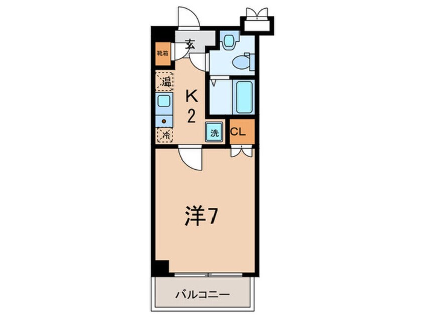 間取図 スカイヒル名谷