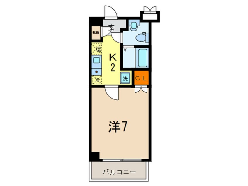 間取図 スカイヒル名谷