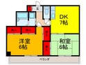 志紀ロイヤルハイツの間取図