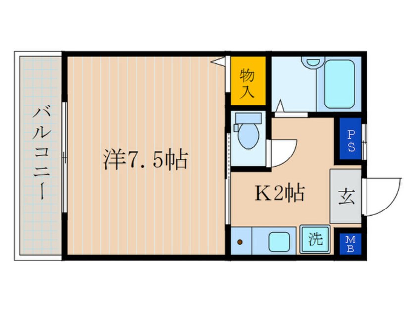 間取図 マンション三坊庵