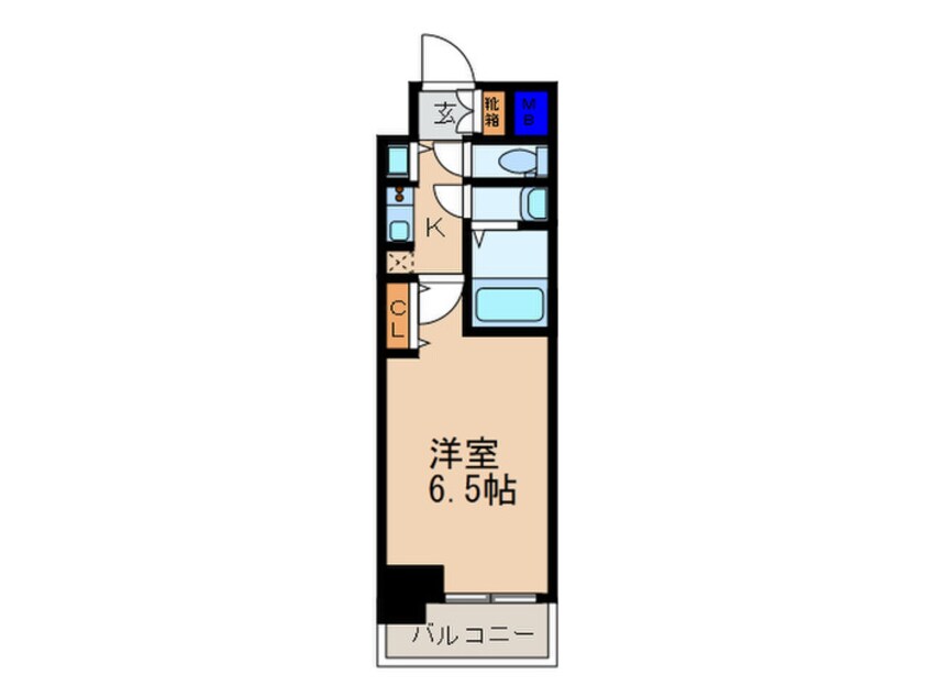 間取図 アドバンス京都ソナーレ(206)