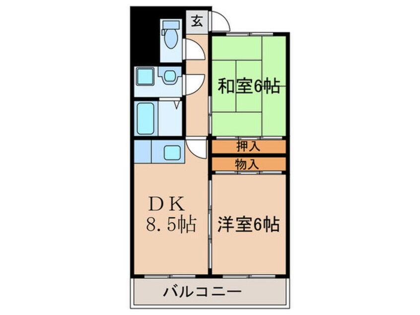 間取図 ペガサスプラザ