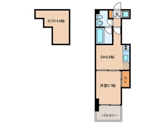 間取図 Ts square天神橋