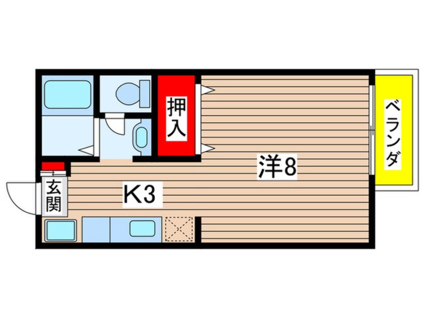 間取図 リブレ常盤